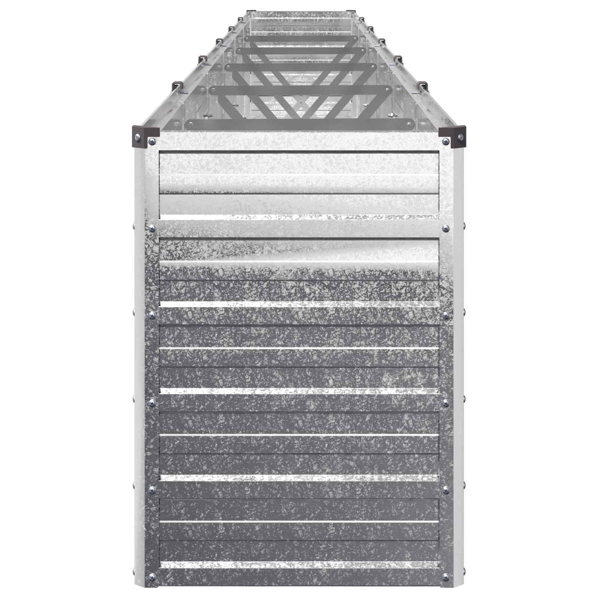 Verhoogd Tuinbed Zilverkleurig 480 x 40 x 55 cm gegalvaniseerd