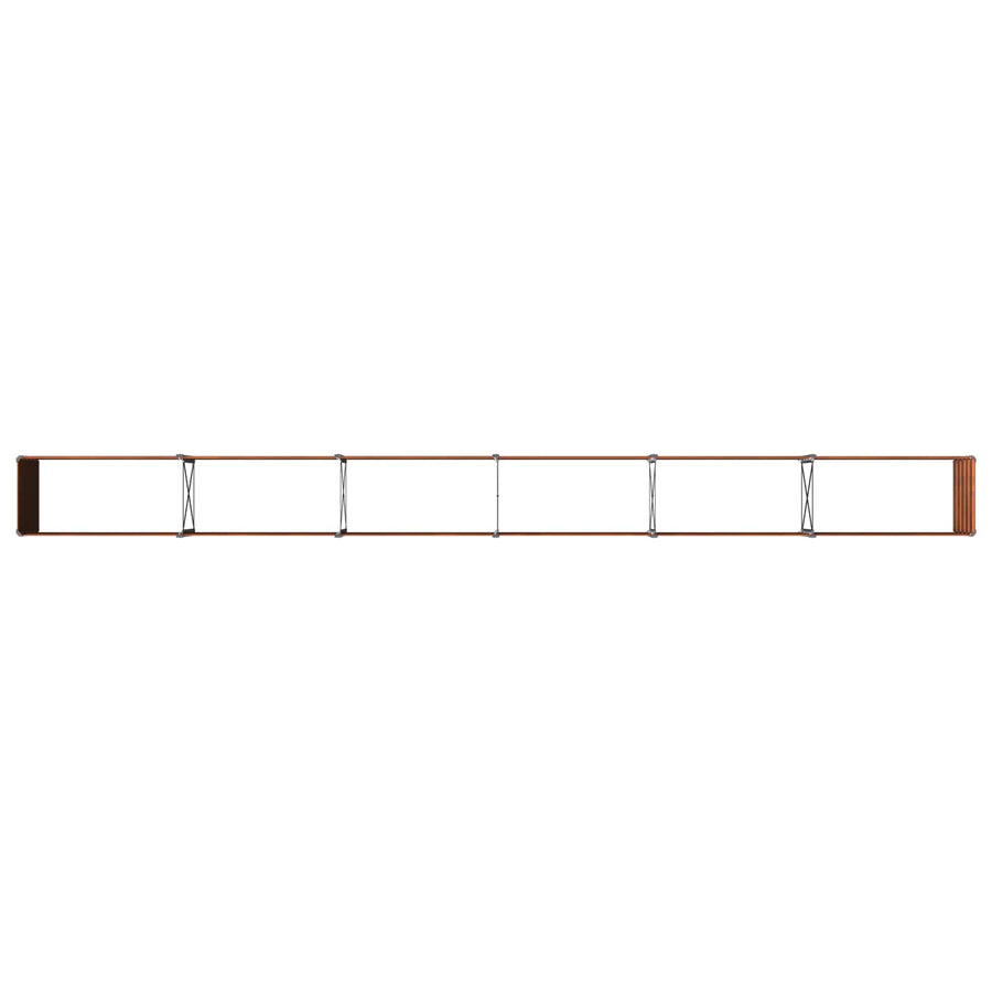 Verhoogd Tuinbed Roestig 480 x 40 x 55 cm corton