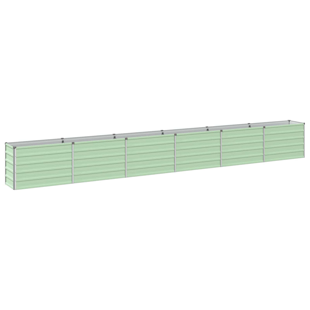 Verhoogd Tuinbed Pastelgroen 480 x 40 x 55 cm koudgewalst staal