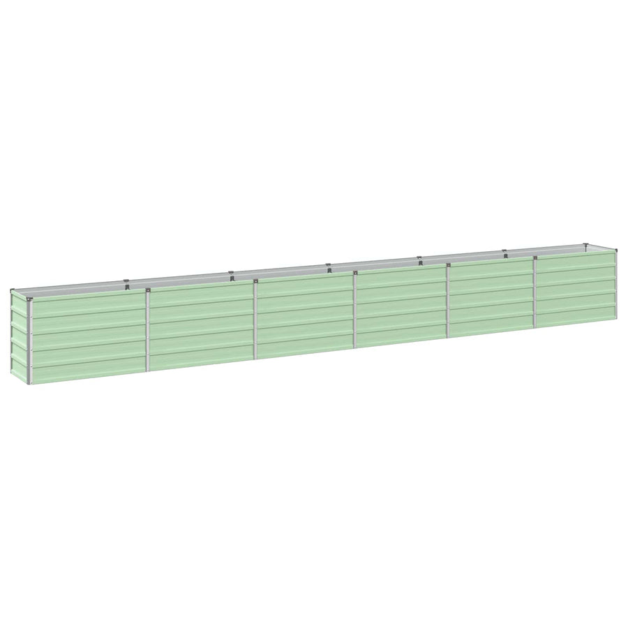 Verhoogd Tuinbed Pastelgroen 480 x 40 x 55 cm koudgewalst staal