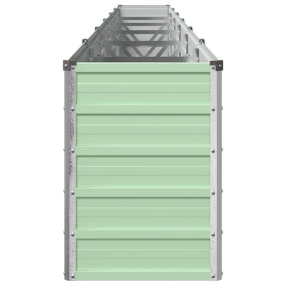 Verhoogd Tuinbed Pastelgroen 480 x 40 x 55 cm koudgewalst staal