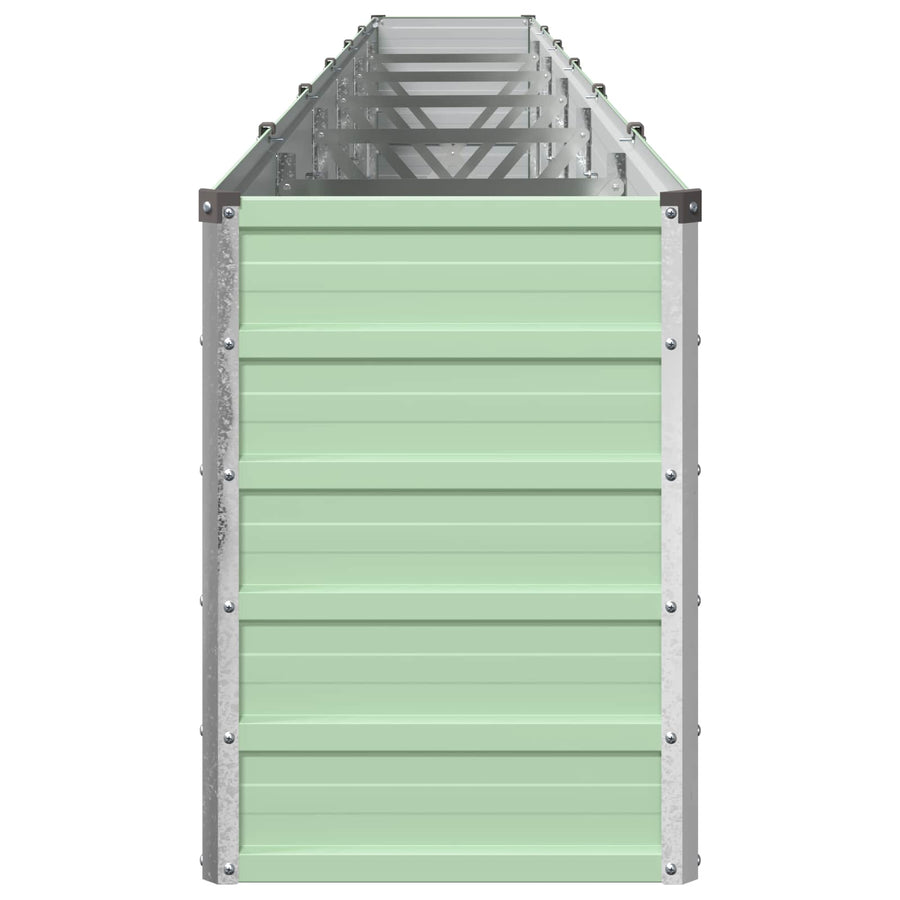 Verhoogd Tuinbed Pastelgroen 480 x 40 x 55 cm koudgewalst staal