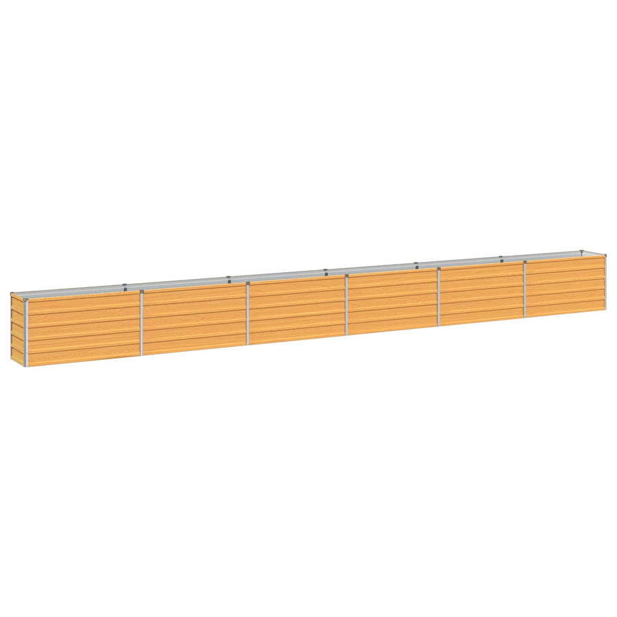 Verhoogd Tuinbed Naturel 600 x 40 x 55 cm koudgewalst staal