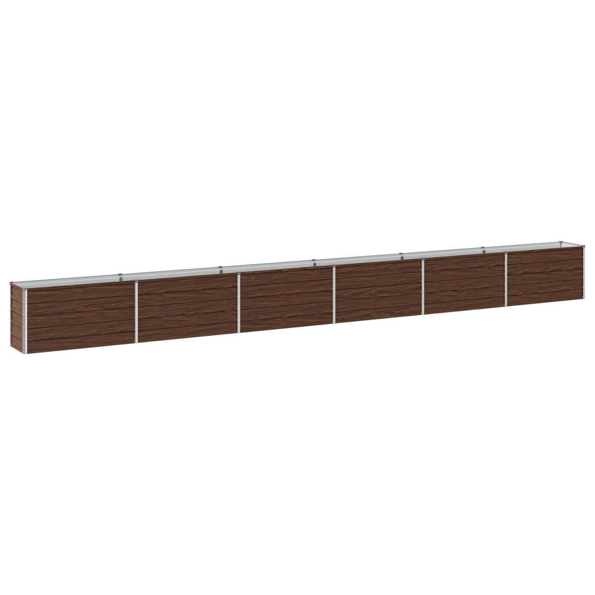 Verhoogd Tuinbed Zwart 600 x 40 x 55 cm koudgewalst staal