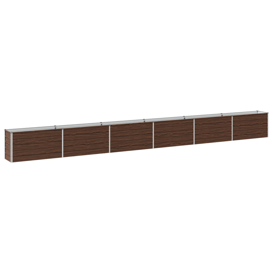 Verhoogd Tuinbed Zwart 600 x 40 x 55 cm koudgewalst staal