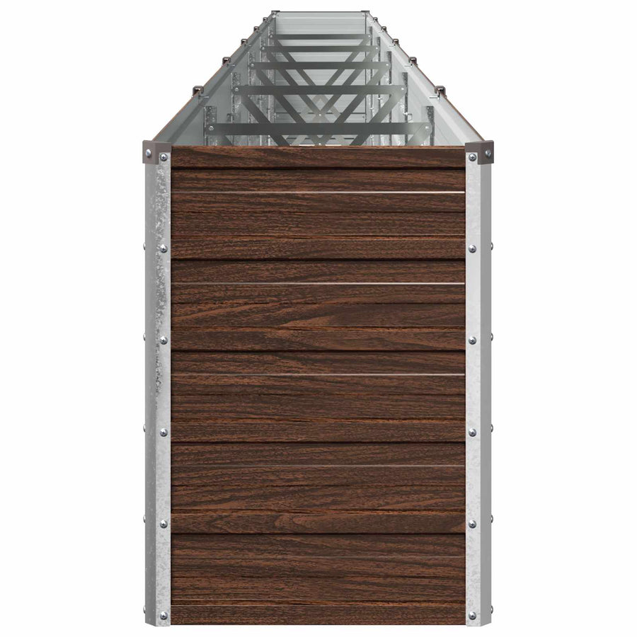Verhoogd Tuinbed Zwart 600 x 40 x 55 cm koudgewalst staal