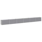 Verhoogd Tuinbed Grijs 600 x 40 x 55 cm koudgewalst staal