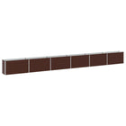 Verhoogd Tuinbed Bruin 600 x 40 x 55 cm koudgewalst staal