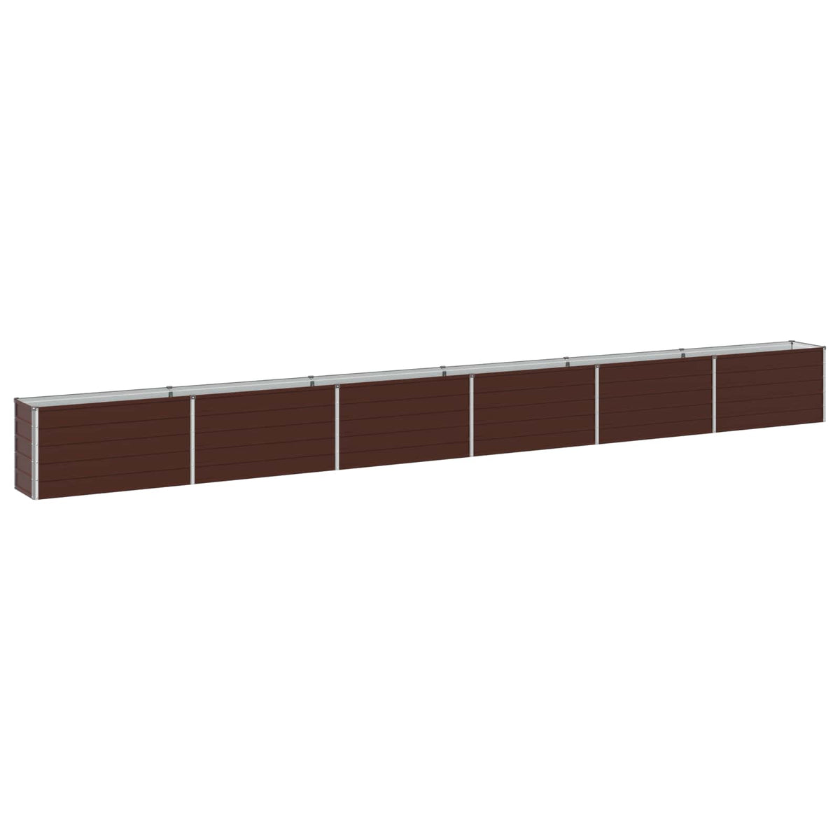 Verhoogd Tuinbed Bruin 600 x 40 x 55 cm koudgewalst staal
