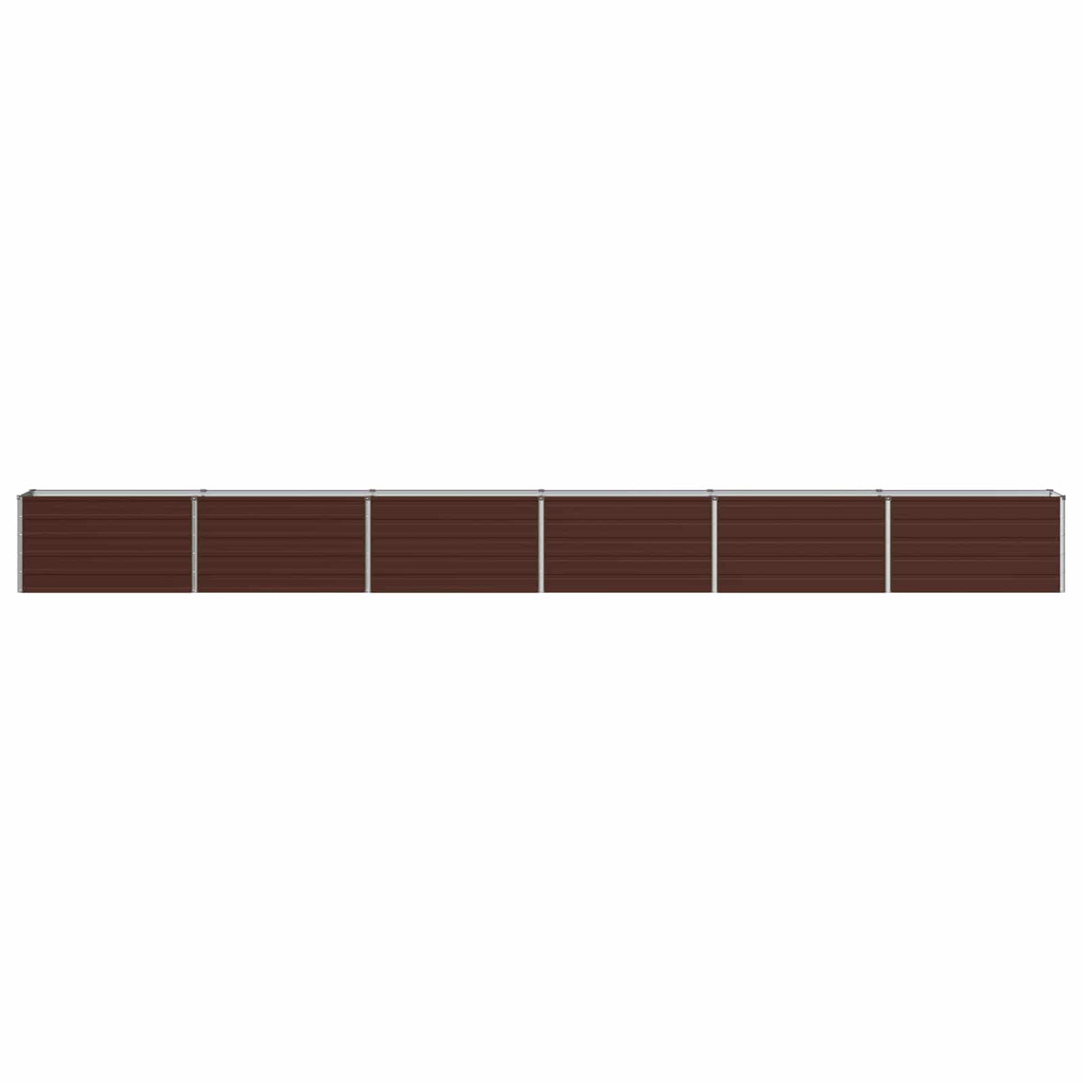 Verhoogd Tuinbed Bruin 600 x 40 x 55 cm koudgewalst staal