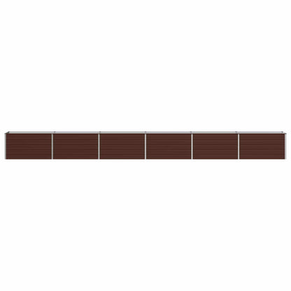 Verhoogd Tuinbed Bruin 600 x 40 x 55 cm koudgewalst staal
