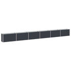 Verhoogd Tuinbed Antracietkleurig 600 x 40 x 55 cm