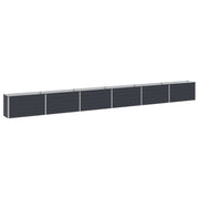 Verhoogd tuinbed 600x40x55 cm antraciet
