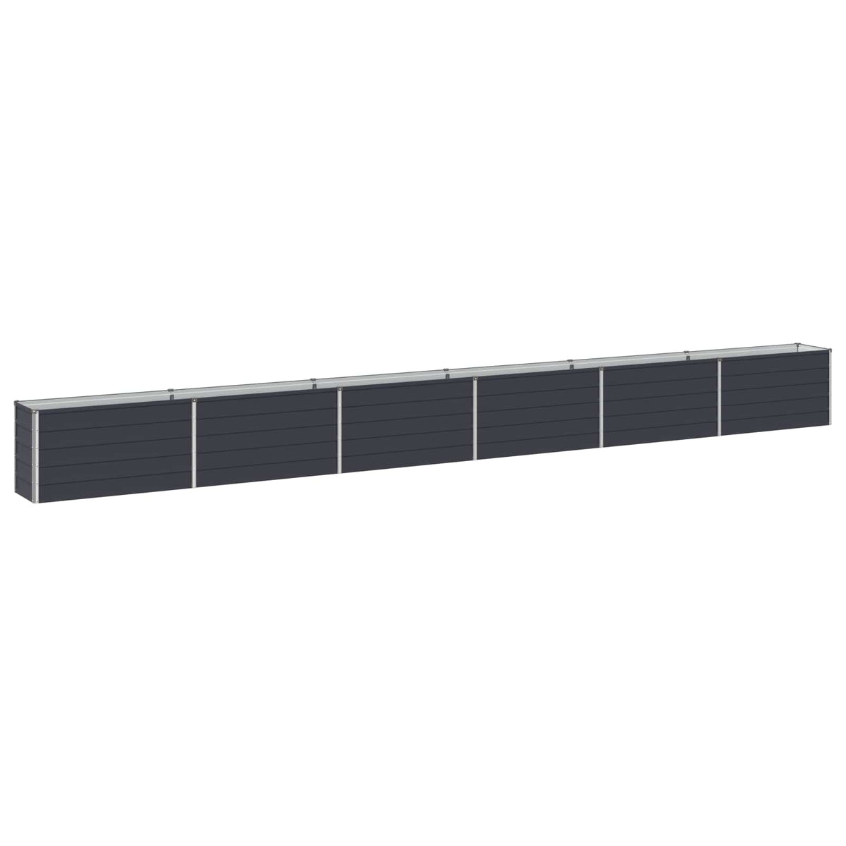 Verhoogd Tuinbed Antracietkleurig 600 x 40 x 55 cm