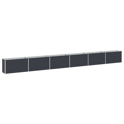 Verhoogd Tuinbed Antracietkleurig 600 x 40 x 55 cm