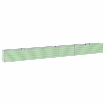 Verhoogd Tuinbed Pastelgroen 600 x 40 x 55 cm koudgewalst staal