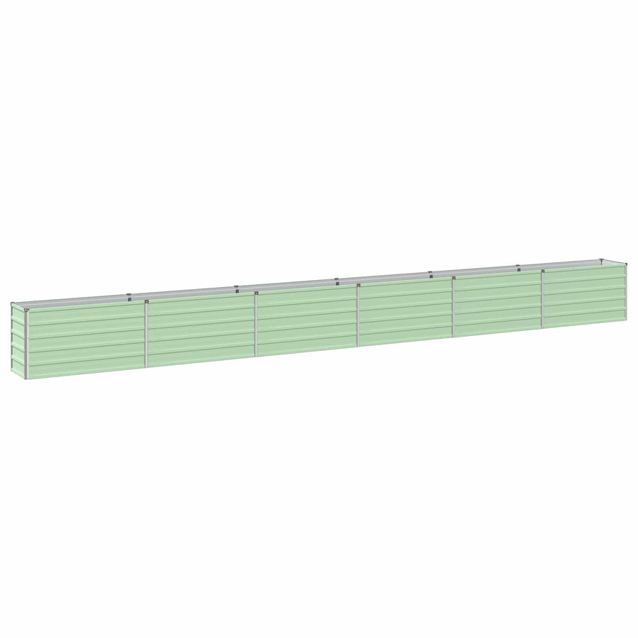 Verhoogd Tuinbed Pastelgroen 600 x 40 x 55 cm koudgewalst staal