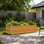 Verhoogd tuinbed 100x40x24 cm staal