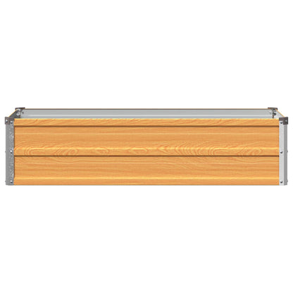 Verhoogd Tuinbed Naturel 100 x 40 x 24 cm koudgewalst staal