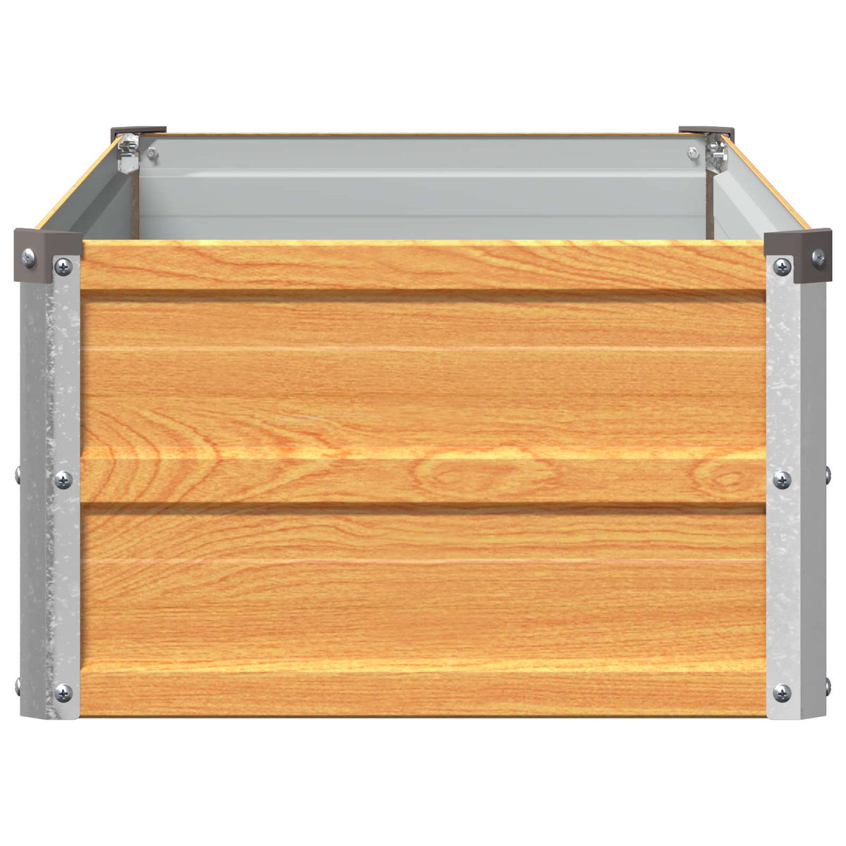 Verhoogd Tuinbed Naturel 100 x 40 x 24 cm koudgewalst staal
