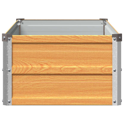 Verhoogd Tuinbed Naturel 100 x 40 x 24 cm koudgewalst staal