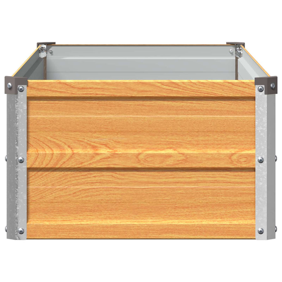 Verhoogd Tuinbed Naturel 100 x 40 x 24 cm koudgewalst staal