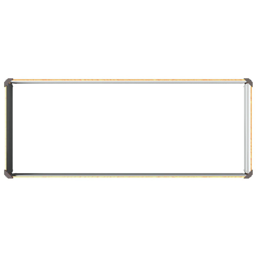 Verhoogd Tuinbed Naturel 100 x 40 x 24 cm koudgewalst staal