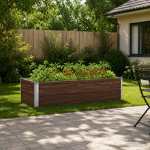 Verhoogd Tuinbed Zwart 100 x 40 x 24 cm koudgewalst staal