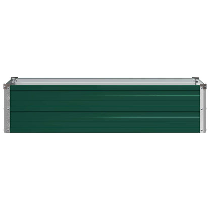 Verhoogd Tuinbed Groen 100 x 40 x 24 cm koudgewalst stalen