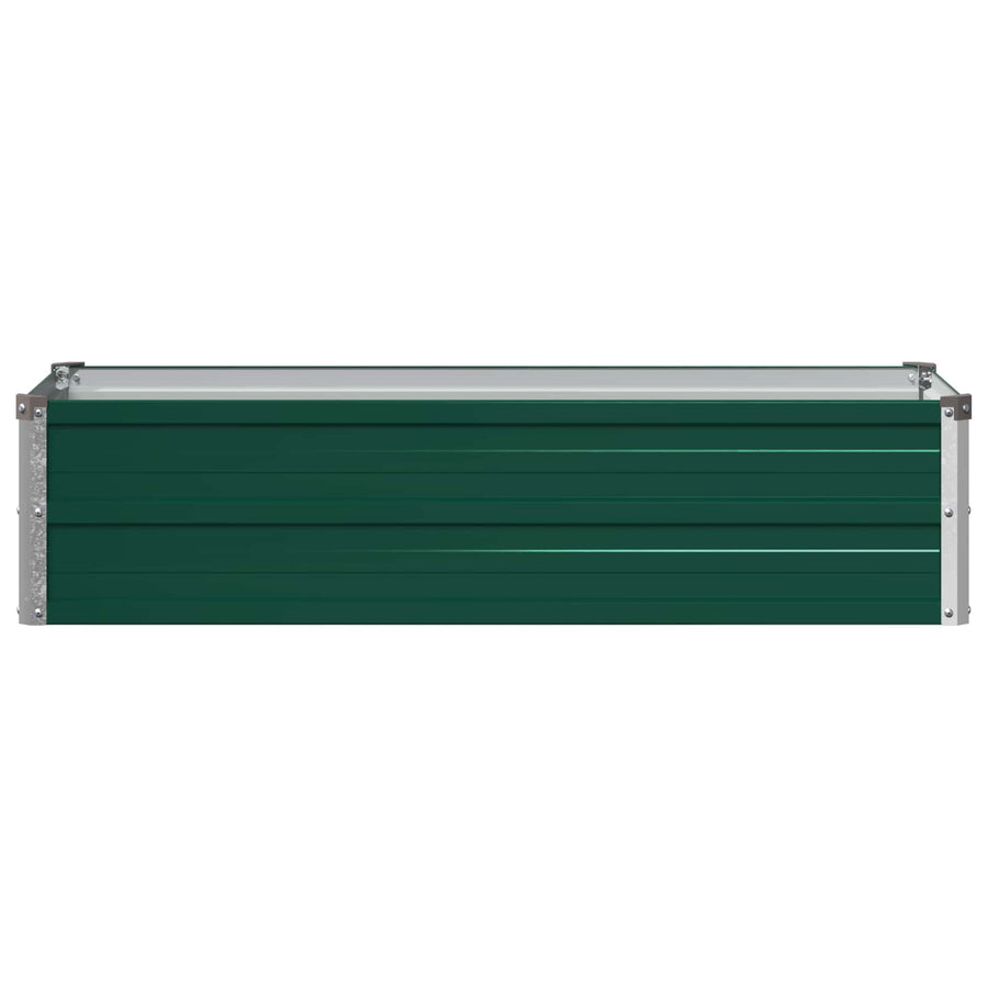Verhoogd Tuinbed Groen 100 x 40 x 24 cm koudgewalst stalen