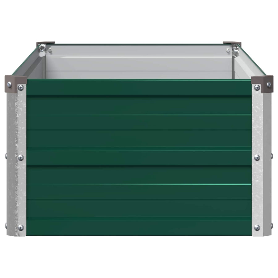 Verhoogd Tuinbed Groen 100 x 40 x 24 cm koudgewalst stalen