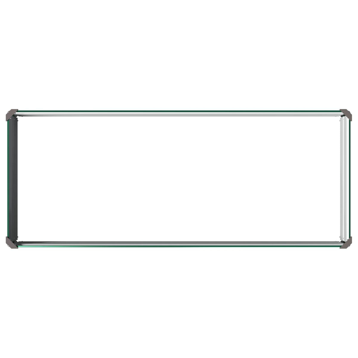Verhoogd Tuinbed Groen 100 x 40 x 24 cm koudgewalst stalen