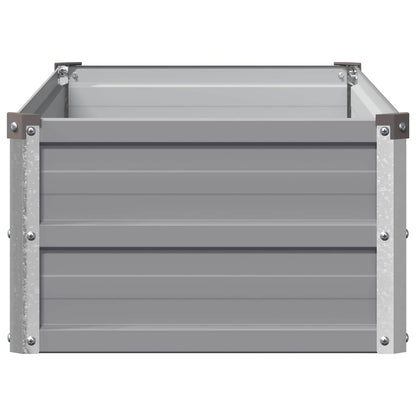 Verhoogd Tuinbed Grijs 100 x 40 x 24 cm koudgewalst staal