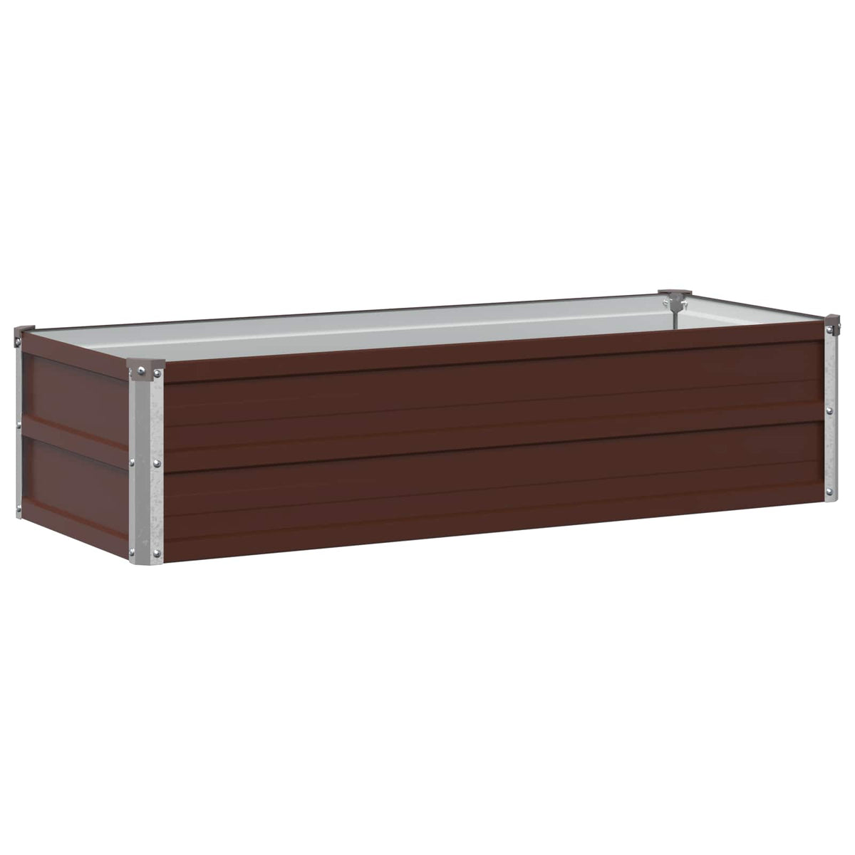 Verhoogd Tuinbed Bruin 100 x 40 x 24 cm koudgewalst staal