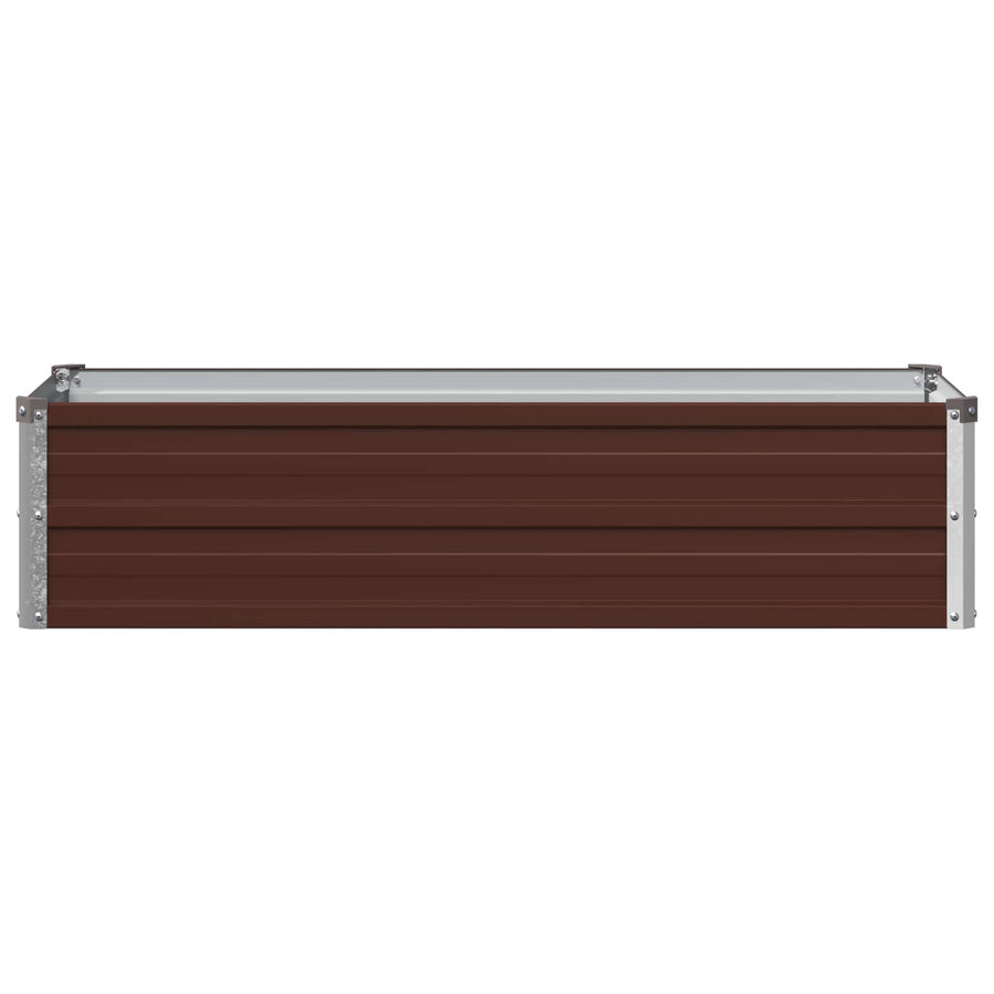 Verhoogd Tuinbed Bruin 100 x 40 x 24 cm koudgewalst staal