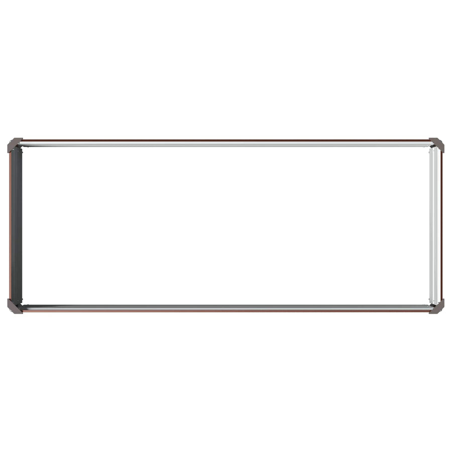 Verhoogd Tuinbed Bruin 100 x 40 x 24 cm koudgewalst staal