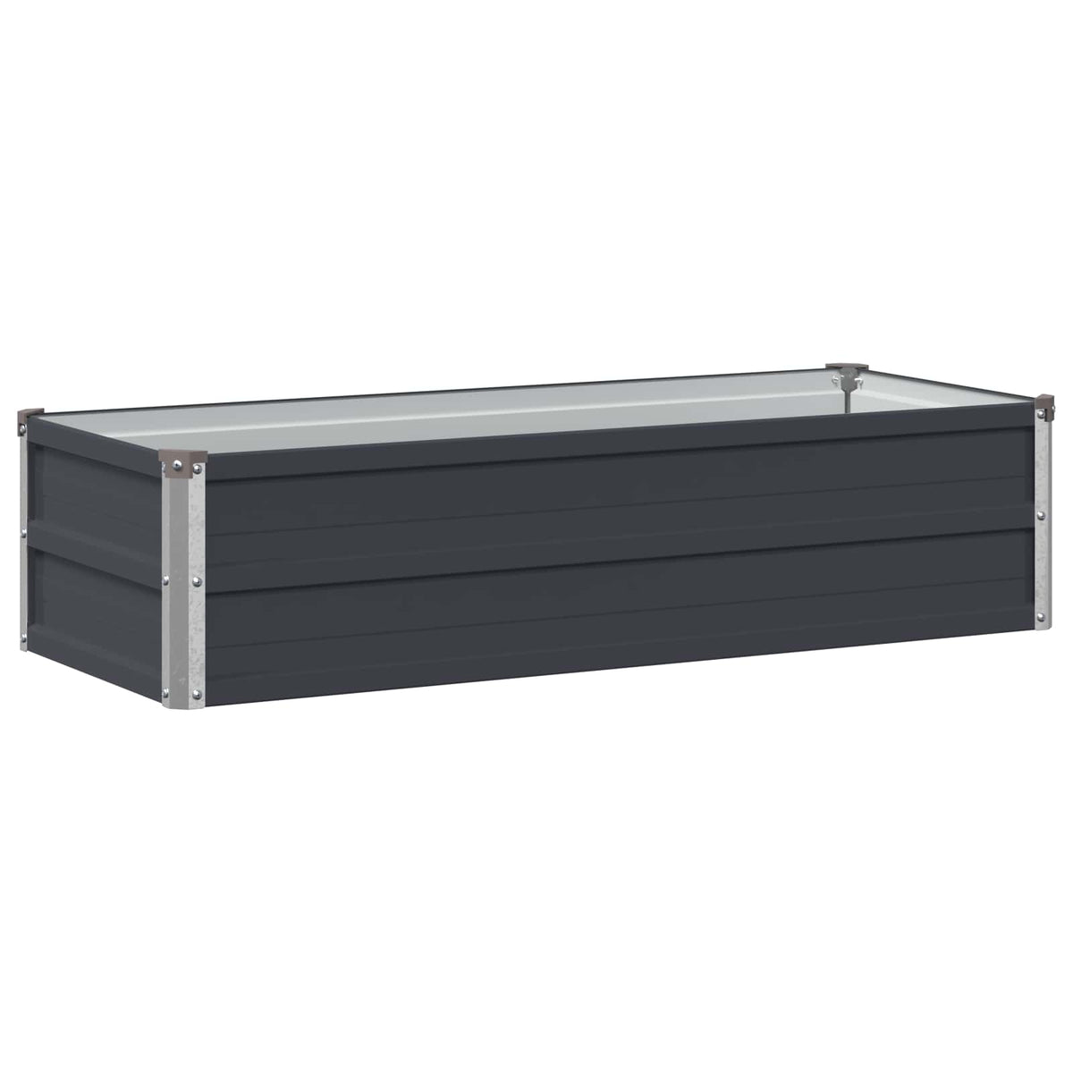 Verhoogd Tuinbed Antracietkleurig 100 x 40 x 24 cm
