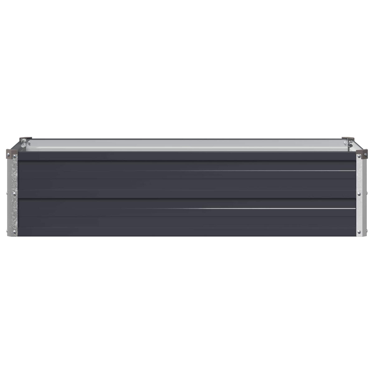 Verhoogd Tuinbed Antracietkleurig 100 x 40 x 24 cm