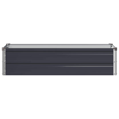 Verhoogd Tuinbed Antracietkleurig 100 x 40 x 24 cm