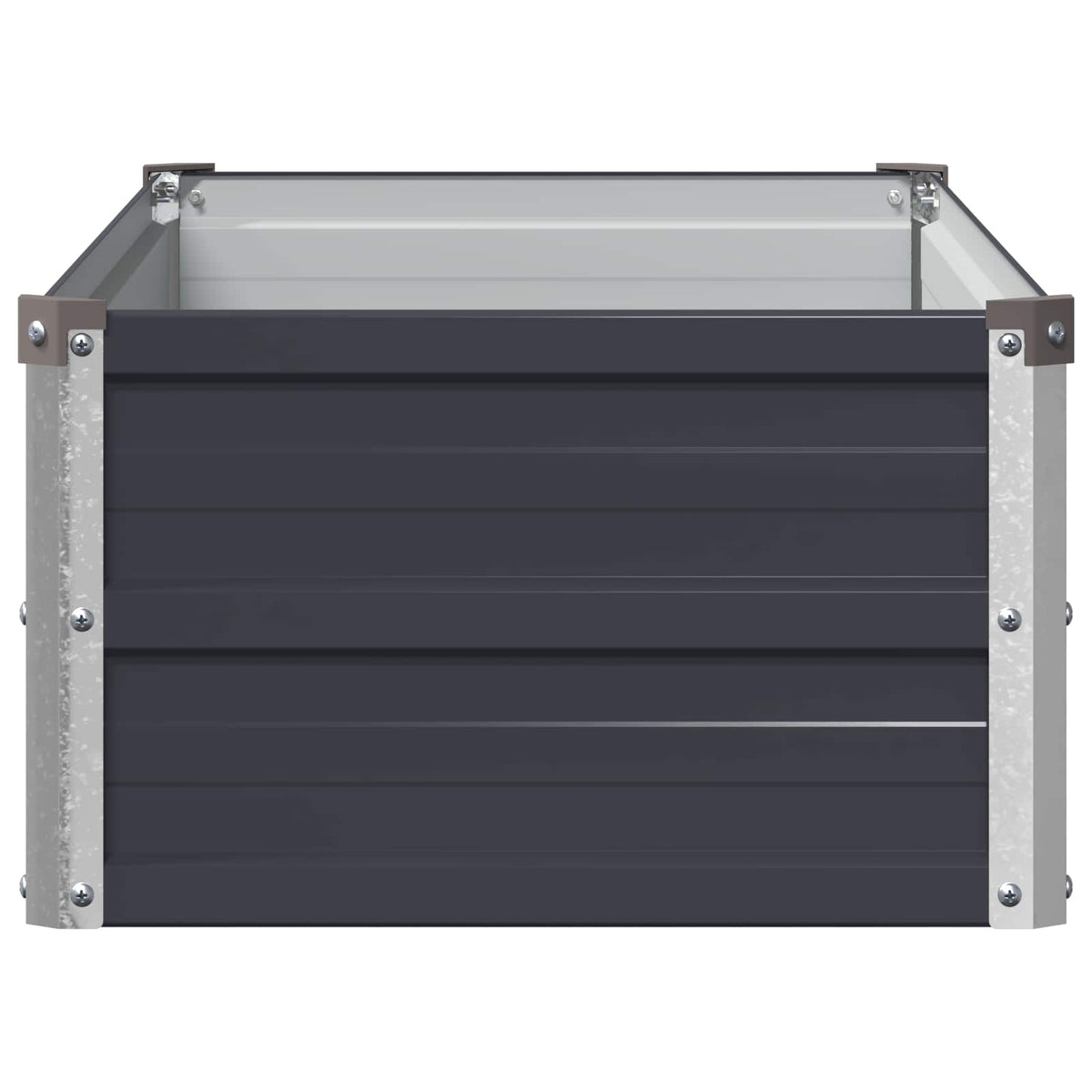 Verhoogd Tuinbed Antracietkleurig 100 x 40 x 24 cm