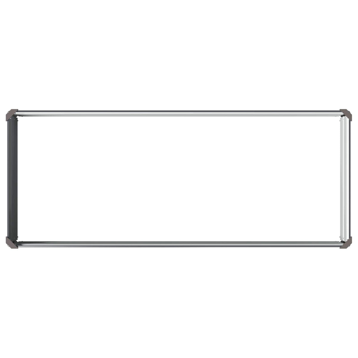 Verhoogd Tuinbed Antracietkleurig 100 x 40 x 24 cm