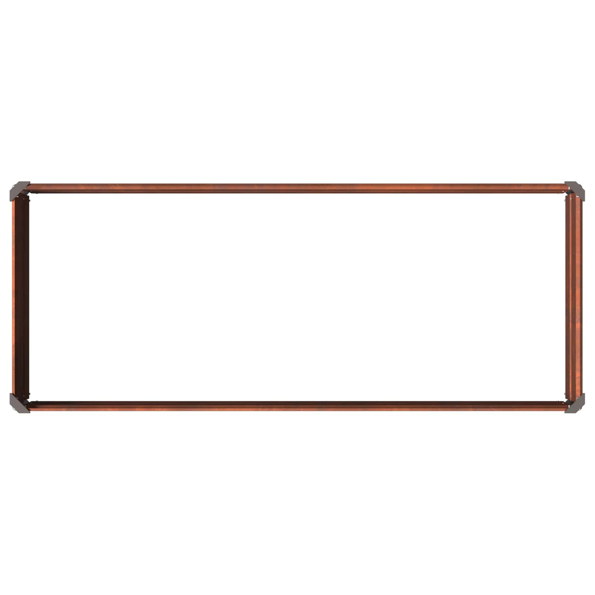 Verhoogd Tuinbed Roestig 100 x 40 x 24 cm corton