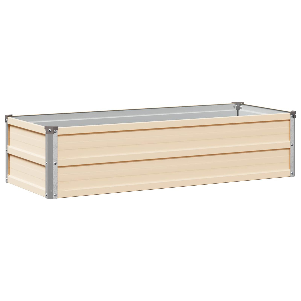 Verhoogd Tuinbed Ivoor 100 x 40 x 24 cm koudgewalst staal