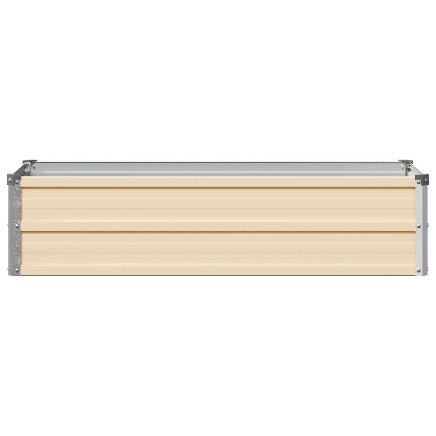 Verhoogd Tuinbed Ivoor 100 x 40 x 24 cm koudgewalst staal