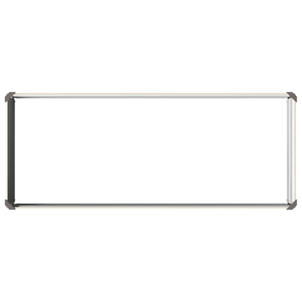 Verhoogd Tuinbed Ivoor 100 x 40 x 24 cm koudgewalst staal