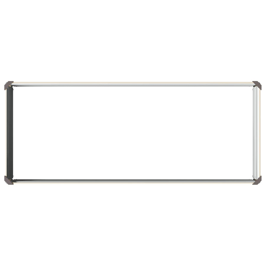 Verhoogd Tuinbed Ivoor 100 x 40 x 24 cm koudgewalst staal