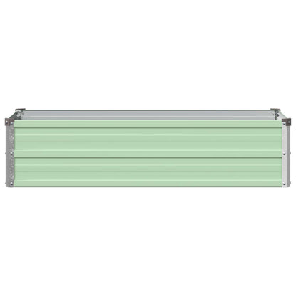 Verhoogd Tuinbed Pastelgroen 100 x 40 x 24 cm koudgewalst staal