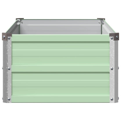 Verhoogd Tuinbed Pastelgroen 100 x 40 x 24 cm koudgewalst staal