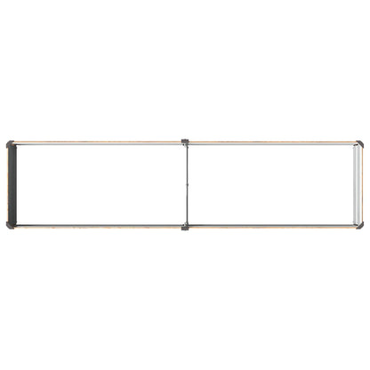 Verhoogd Tuinbed Houtbruin 160 x 40 x 24 cm koudgewalst staal