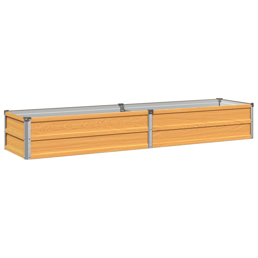 Verhoogd Tuinbed Naturel 160 x 40 x 24 cm koudgewalst staal